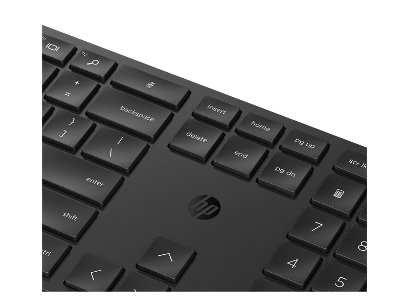 HP Kabelloses Tastatur-Maus-Set – Komfortabel und stilvoll in Schwarz