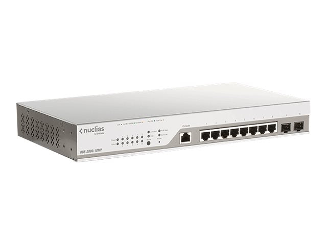 D-Link 10-Port Gigabit Switch – Cloud-Management, PoE+ Unterstützung