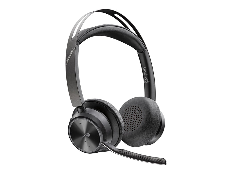 POLY Voyager Focus 2 UC – Bluetooth-Headset für Teams, USB-A