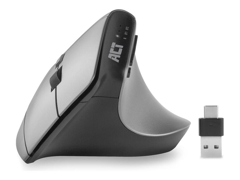 ACT Ergonomische Maus – Kabellos, für Rechtshänder