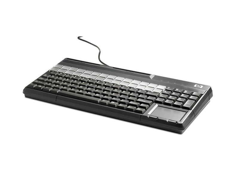 HP POS USB-Tastatur – mit Magnetstreifenleser für Einzelhandelssysteme