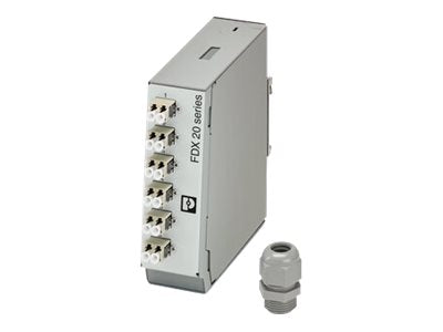 Phoenix Contact Glasfaserkabelkiste – DIN-Schienenmontage, 6 Ports