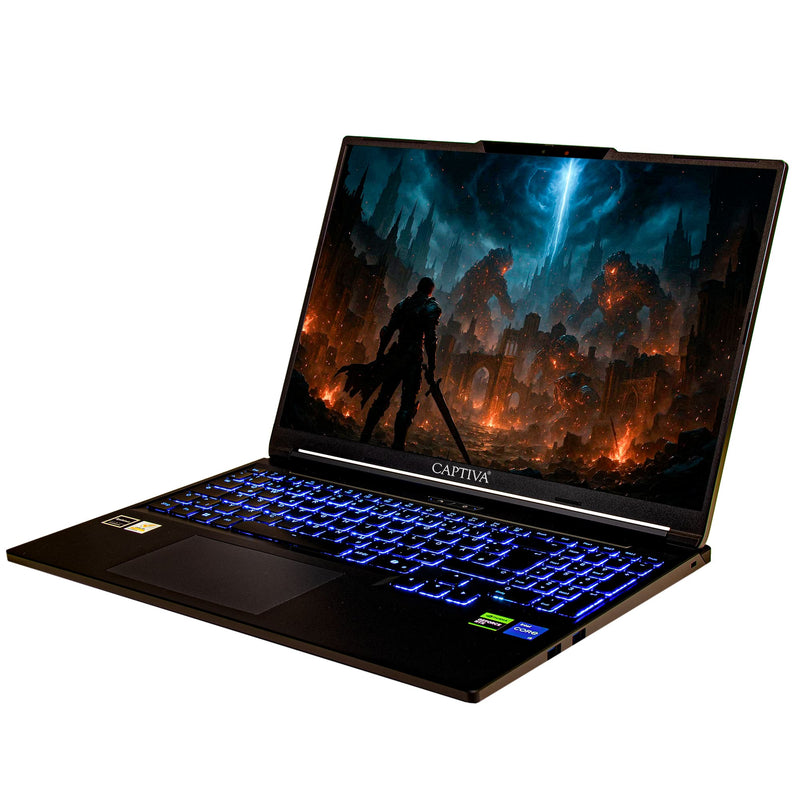 CAPTIVA Gaming-Notebook – 16" Display, Core i7, 32 GB RAM