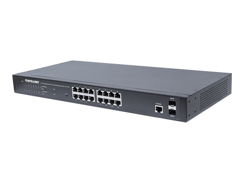 Intellinet Netzwerk-Switch – 16 Ports, PoE-Funktion