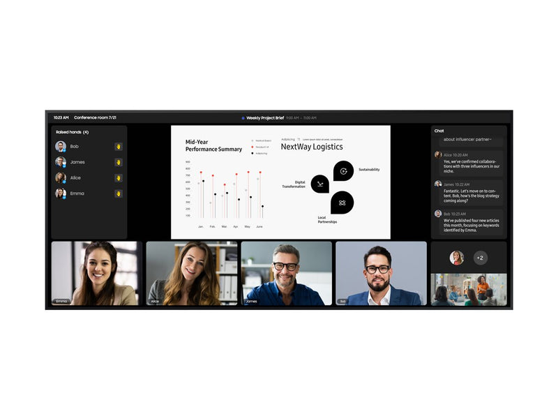Samsung 105" Smart Signage – 5K-Display, Tizen OS