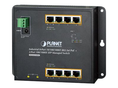 Planet Technology 8-Port Switch – PoE+, Gigabit Ethernet