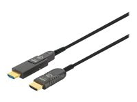 Manhattan HDMI-Glasfaserkabel – 4K, abnehmbarer Stecker