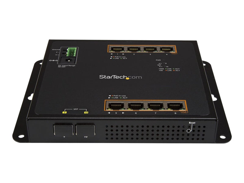 StarTech Ethernet Switch – 8 Ports mit PoE+ für schnelle Netzwerke
