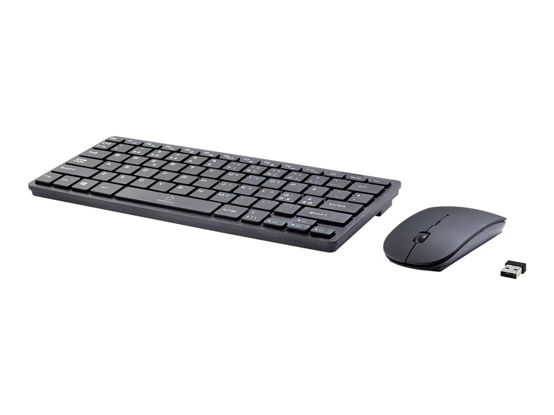 Renkforce Kabelloses Tastatur-Maus-Set – Deutsch, Spritzwassergeschützt