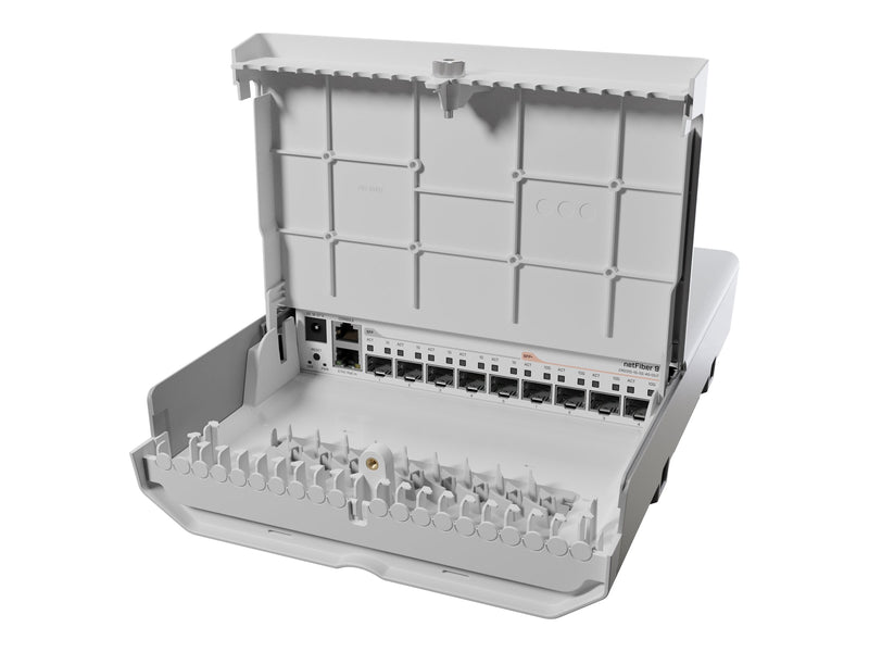 MikroTik netFiber 9 Switch – 9 Ports, für Außenbereich geeignet