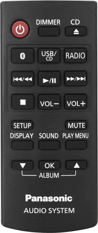 Panasonic Micro HiFi System – 80W, CD-Player, Bluetooth, DAB+