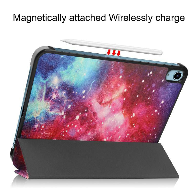 EET Tablet-Hülle für iPad 10. Gen – Galaxy Style, Auto-Wake Funktion