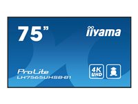 Iiyama 75" Display – 4K UHD, Android OS für Digital Signage