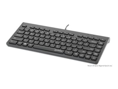 MANHATTAN Slim USB Mini-Tastatur – Kompakt & Praktisch