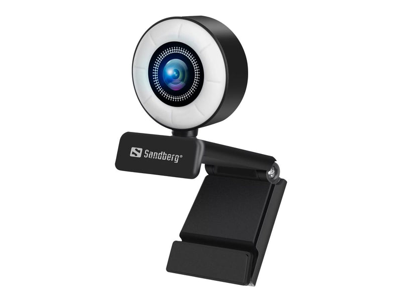 Sandberg Streamer USB Webcam – Full HD, integriertes Mikrofon