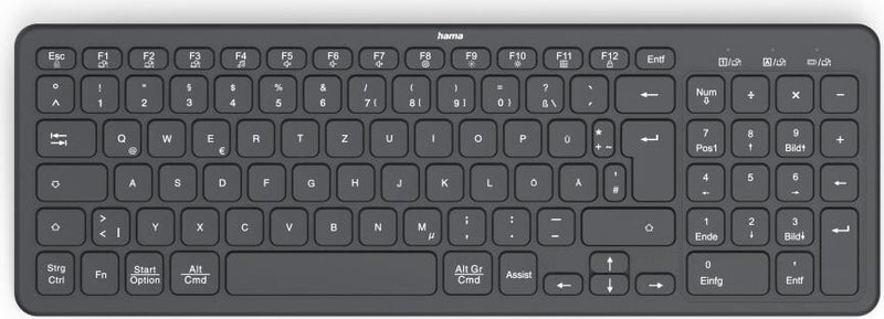 HAMA Multi-Device-Tastatur – Kabellos für Heimbüro