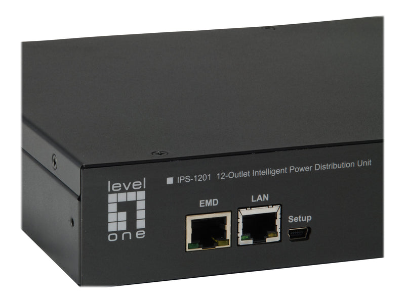 LevelOne Stromverteiler – 12 Anschlüsse, Fernsteuerung über Ethernet