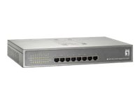 LevelOne Gigabit PoE Switch – 8 Ports, Stromversorgung über Ethernet