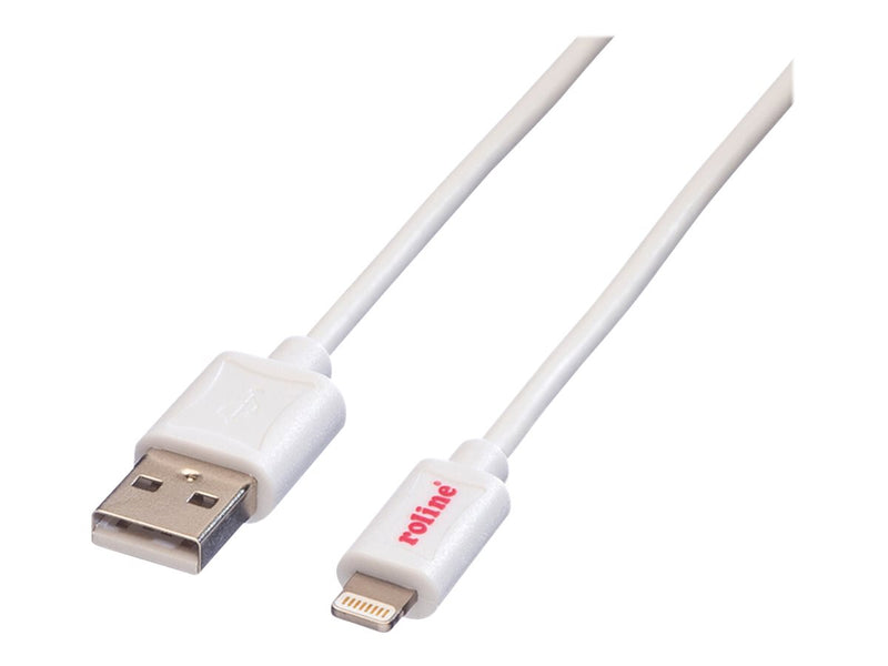 ROLINE Lightning-Kabel – 1,8 m, für Apple Geräte