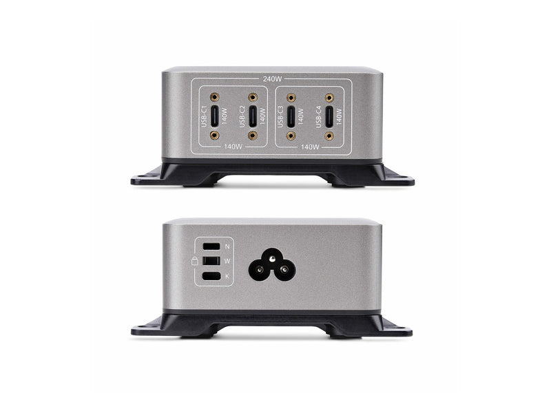 StarTech USB-C Ladegerät – 4 Ports, 240W Gesamtleistung