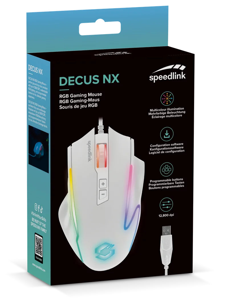 SPEEDLINK Gaming-Maus – Präzise Steuerung, 12800 DPI