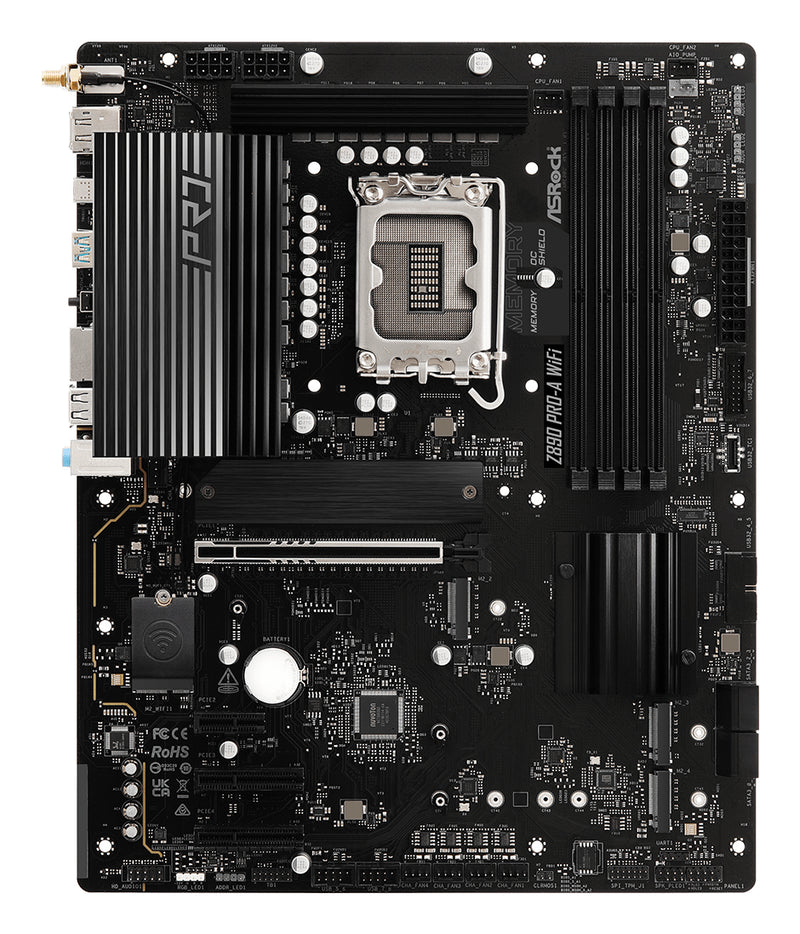 ASRock Motherboard – Wi-Fi 6E, USB-C, HD Audio