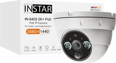 INSTAR IP Überwachungskamera – 2K-Video, LAN-Verbindung