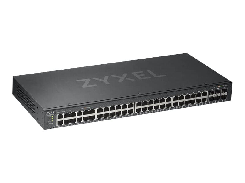 Zyxel 48-Port Netzwerk-Switch – Cloud-Management, Gigabit-Geschwindigkeit