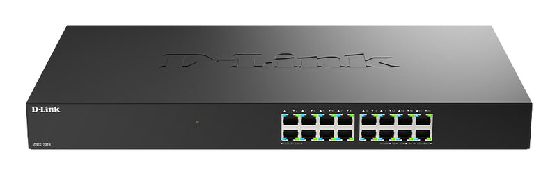 D-Link 16-Port Netzwerk-Switch – 2,5-Gigabit, lüfterlos
