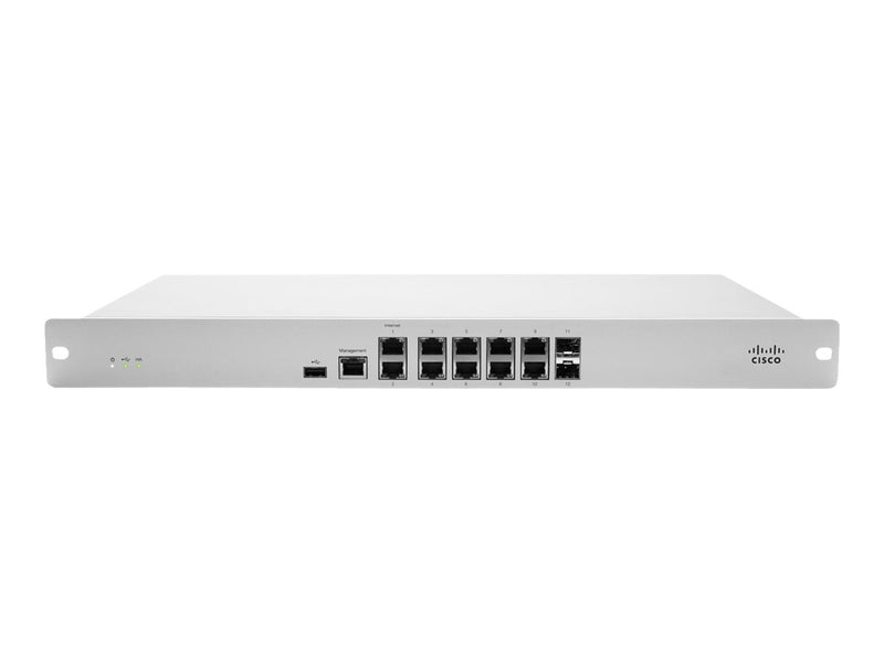Cisco Meraki MX84 Sicherheitsgerät – Cloud-Verwaltung, 1 TB Speicher