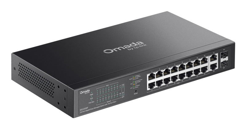 TP-Link Omada Switch – 20 Ports, PoE+ für einfache Netzwerkverwaltung