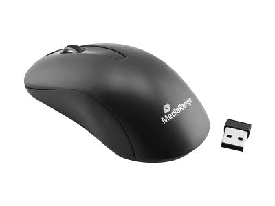MEDIARANGE Kabellose Maus – Optisch, 3 Tasten, USB-Empfänger