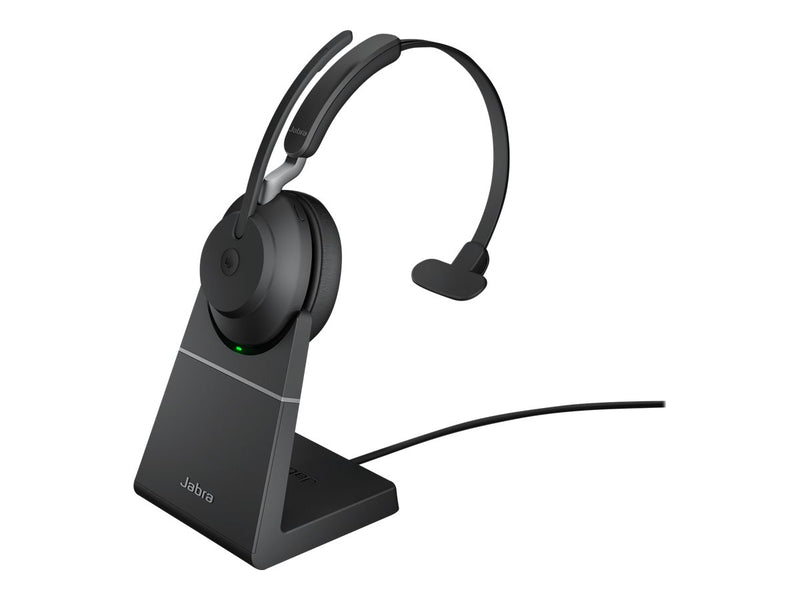 Jabra Evolve2 65 Bluetooth-Headset – kabellos, mit Ladestation