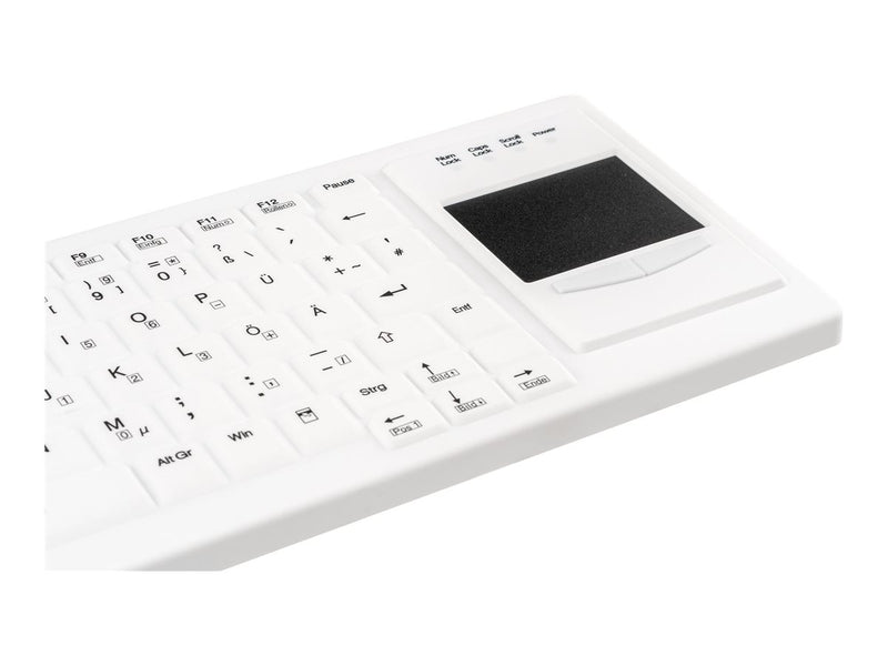 GETT Silikontastatur – Hygienisch, mit Touchpad