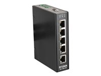 D-Link 5-Port Ethernet Switch – Robust für Industrieeinsatz