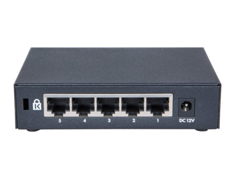 HP Enterprise 5-Port Switch – Gigabit Ethernet, lüfterlos