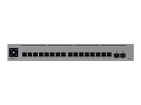 Ubiquiti Netzwerk-Switch – 16 Anschlüsse, Touchscreen-Display