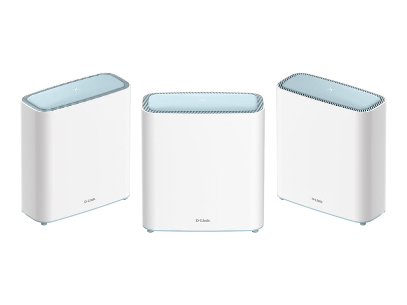 D-Link Mesh-WLAN-System – 3 Router, bis zu 740 m² Abdeckung