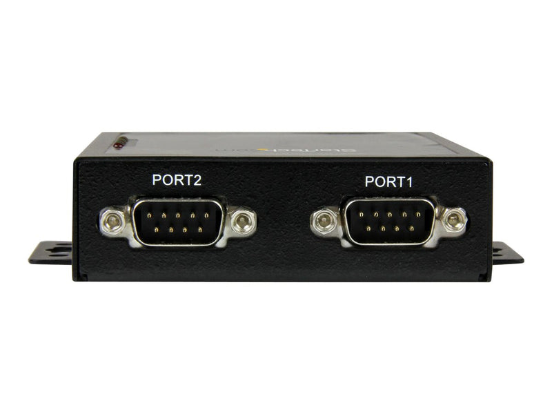 StarTech 2-Port Seriell auf IP Server – Metallgehäuse, Montierbar