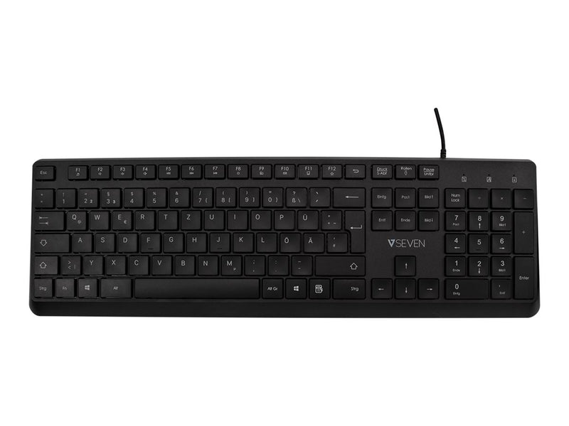 V7 USB-Tastatur – Spanisches Layout, Multimedia-Tasten