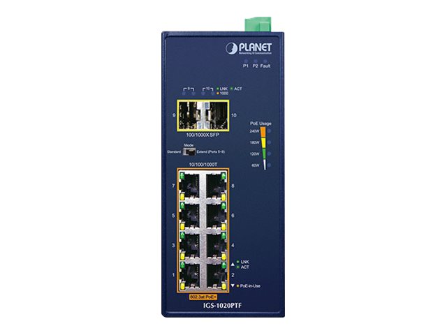 Planet Technology 8-Port PoE+ Switch – Für robuste Netzwerke