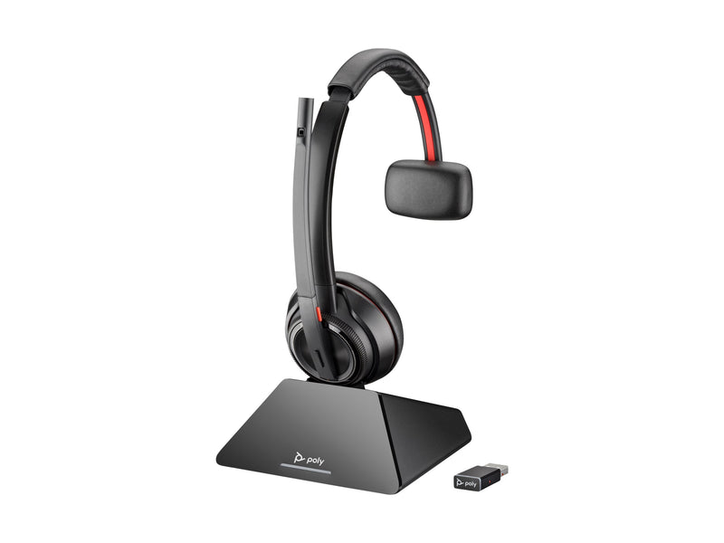 HP Poly Savi 8220 Headset – Geräuschunterdrückung, Ladestation