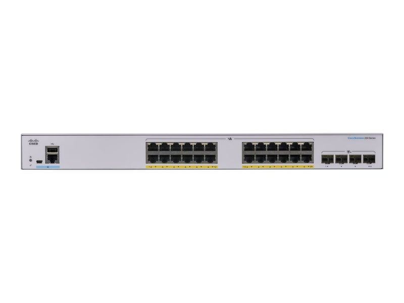 Cisco Smart Switch – 24 Ports, PoE+, Gigabit Ethernet