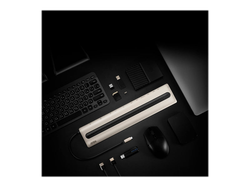 ATEN USB-C Multiport Dock – HDMI, Ethernet, Power Passthrough