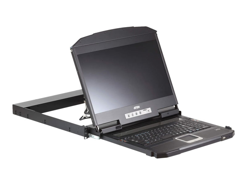 ATEN KVM-Konsole – 18,5" Full HD Display, HDMI, USB, für 19"-Rack