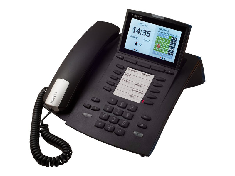 Agfeo Systemtelefon ST45 – Großes Farbdisplay, Konferenzfähig