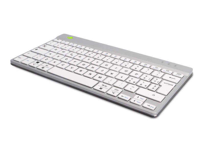 R-GO TOOLS Kompakte Bluetooth-Tastatur – Ergonomisch, mit Pausenanzeige