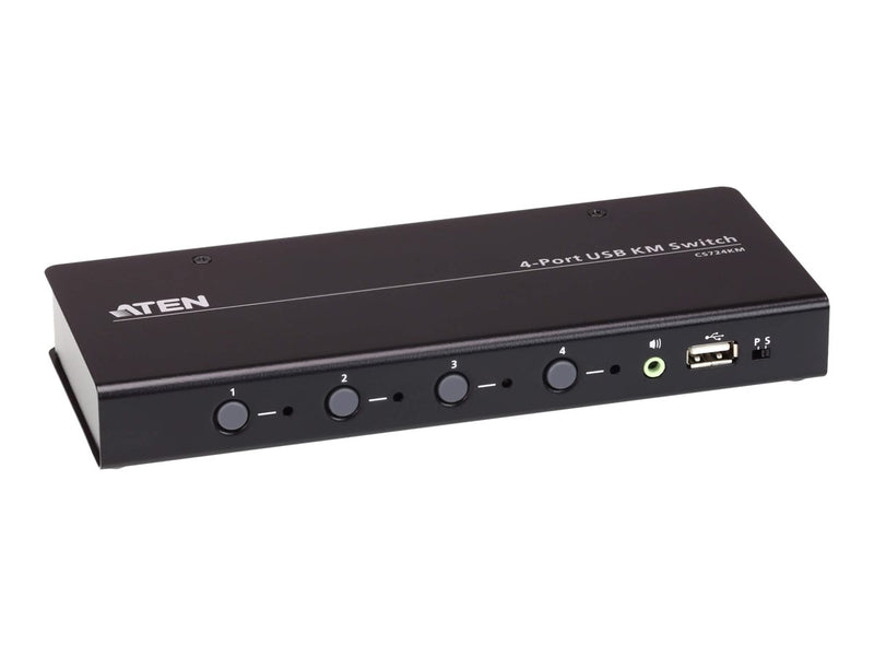 ATEN KM Switch – 4 Geräte, einfache Steuerung per USB