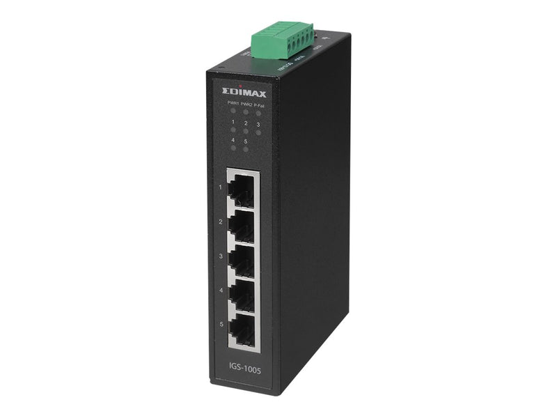 Edimax 5-Port Netzwerk-Switch – Gigabit, robustes Metallgehäuse