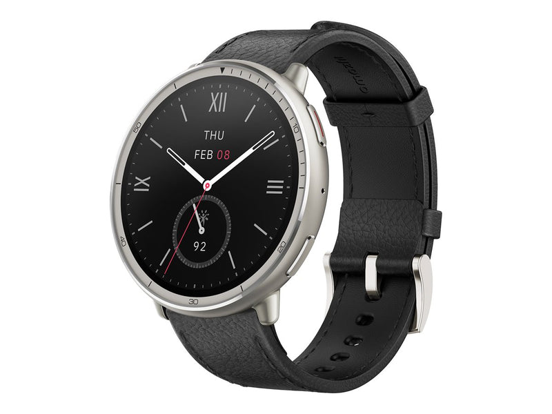 Huami Amazfit Active 2 Smartwatch – Lederarmband, Fitness-Tracking